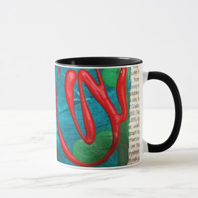Hallie Engel Blue Mug (Right)