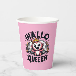 hallo queen paper cups