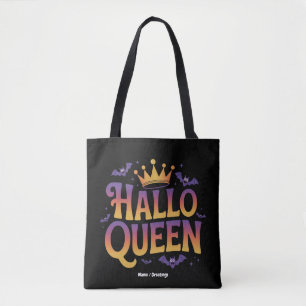 Halloqueen Bat Women Costume Crown Your Spooky  Tote Bag