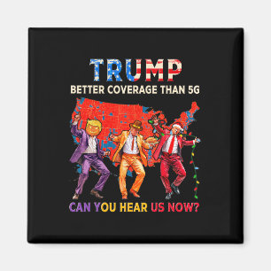 Hallothanksmas Dance Party With Trump – Red Map Ed Magnet