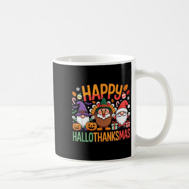 Hallothanksmas Dental Istant Funny Tooth Christmas Coffee Mug (Right)