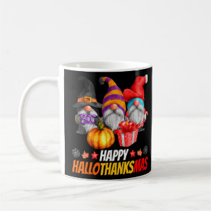 Hallothanksmas Gnomes Happy Hallowthanksmas Hallow Coffee Mug