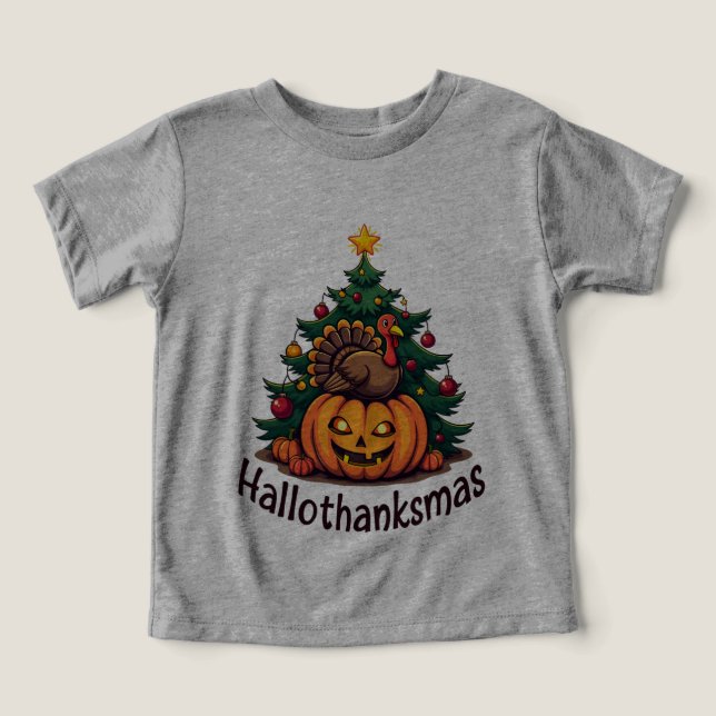 Hallothanksmas Trio: Pumpkin, Turkey & Christmas (Design Front)