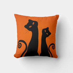 Hallow Pillows Creepy Cats