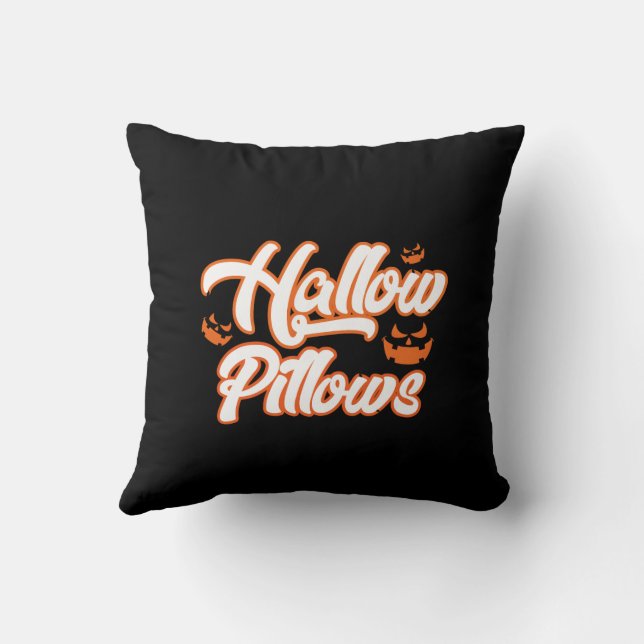 Hallow Pillows Pumpkin Design (Back)