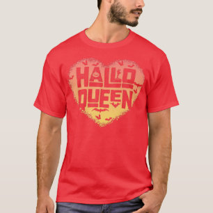 Hallow Queen Halloween Queen Bleached Halloween He T-Shirt