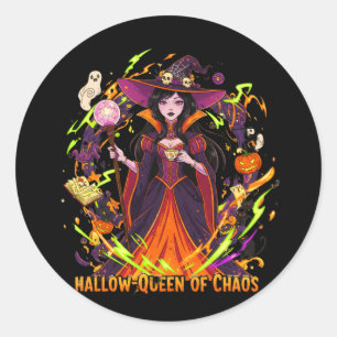 Hallow-Queen of Chaos Classic Round Sticker