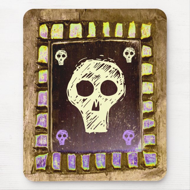 Hallowed Skull Mouse Pad (Front)