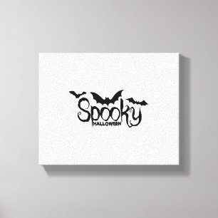 Halloweed Funny Hippie Pumpkin Halloween Canvas Print