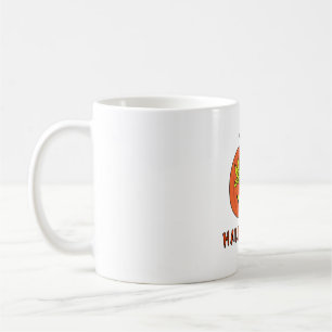 Halloweed Funny Hippie Pumpkin Halloween Coffee Mug