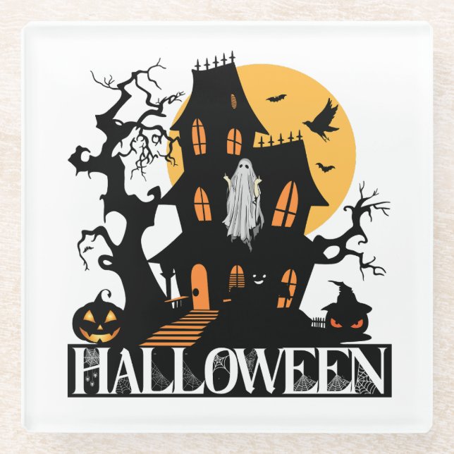 Halloween 03.w glass coaster (Front)