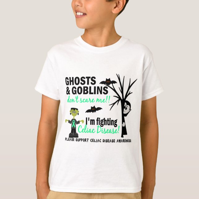 Halloween 1 Celiac Disease Warrior T-Shirt (Front)