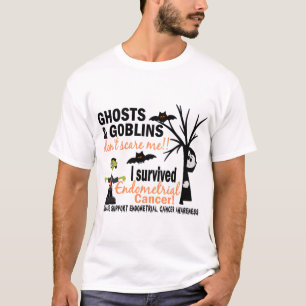 Halloween 1 Endometrial Cancer Survivor T-Shirt