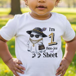 Halloween 1st Birthday Funny One Boujee Ghost Toddler T-Shirt<br><div class="desc">Bring sass and spooky humour to your little girl's first birthday with this boujee ghost t-shirt. Perfect for kids with Halloween or October birthdays. With its playful mix of chic and spooky,  this shirt is sure to stand out.</div>
