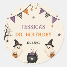 Halloween 1st Birthday Girls Ghost