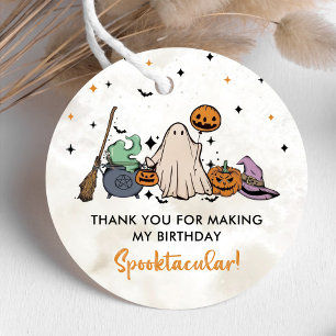 Halloween 1st Birthday Party Favour Tags