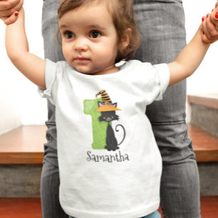 Halloween 1st First Birthday Age Toddler T-Shirt