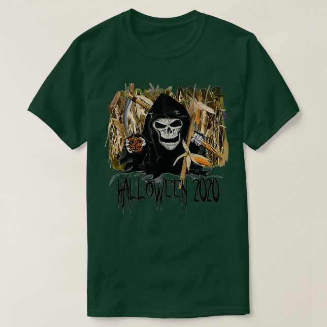 Halloween 2020 Grim Reaper  T-Shirt (Design Front)