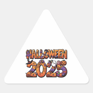 Halloween 2025 – Colourful Cartoon Cutout Sticker