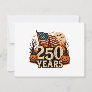 Halloween 250th Anniversary USA 1776-2026 Save The Date