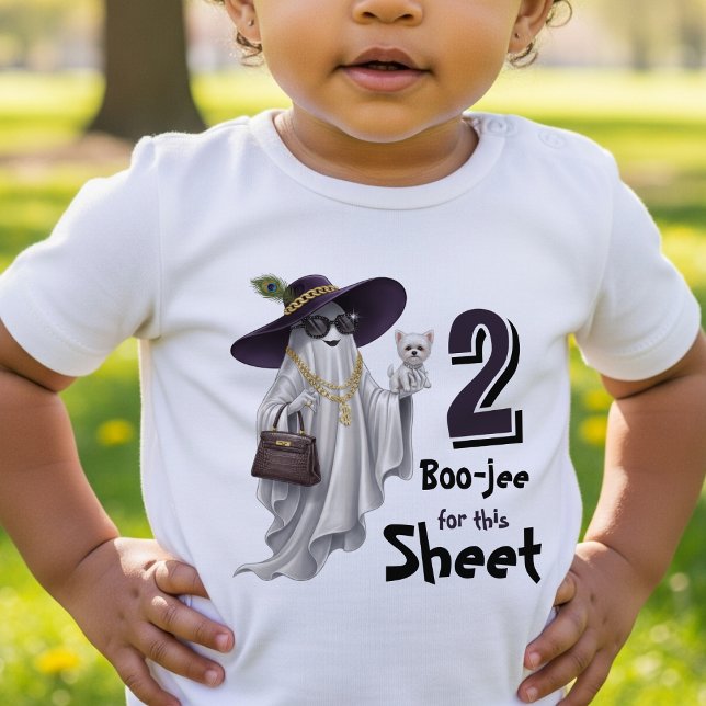 Halloween 2nd Birthday Funny Ghost Two Boujee Toddler T-Shirt (Halloween 2nd Birthday Funny Ghost Two Boujee Toddler T-shirt
)