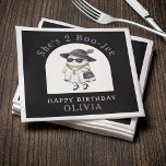 Halloween 2nd Birthday Party Ghost Two Boujee Napkin<br><div class="desc">Bring sass and spooky humour to your little girl's 2nd birthday with these boujee ghost birthday party napkins. Perfect for terrible twos with Halloween or October birthdays. With its playful mix of chic and spooky,  it's perfect for your little one's second trip around the sun.</div>