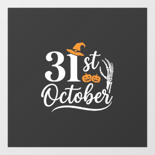 Halloween 31st October Pumpkin Witch Hat Design_1