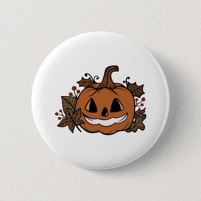 Halloween 3 6 cm round badge (Front)