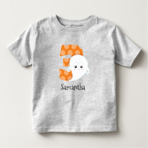 Halloween 3 Third 3rd Birthday Age Toddler T-Shirt