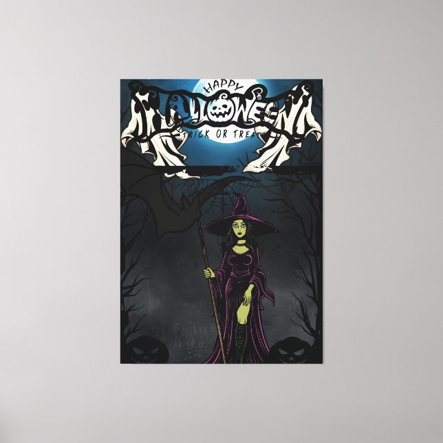 Halloween 4 canvas print (Front)