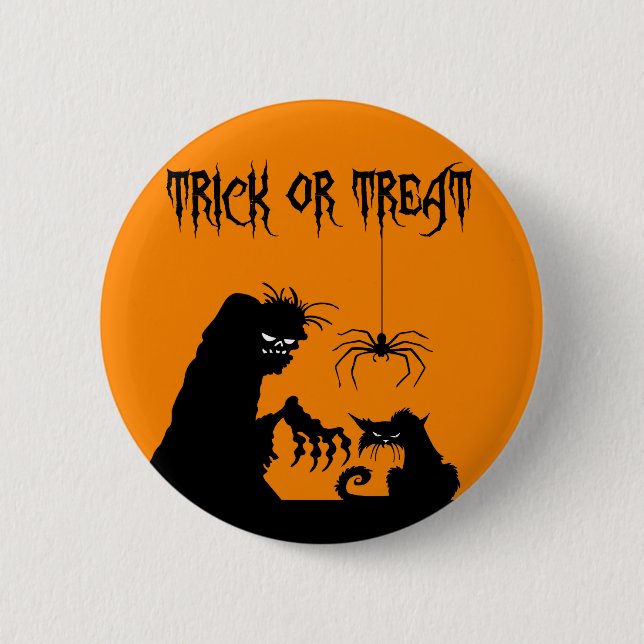 Halloween 6 Cm Round Badge (Front)