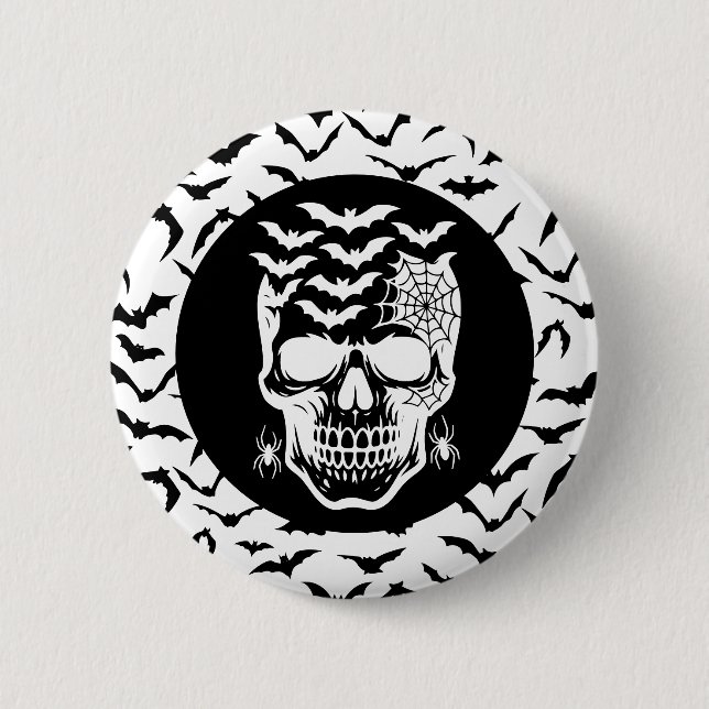 Halloween  6 cm round badge (Front)