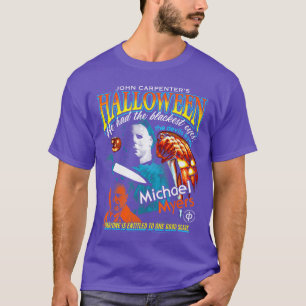 Halloween 90s Bootleg Colorful Poster Horror Movie T-Shirt