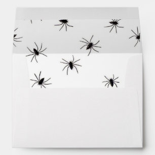 Halloween-A7 Greeting Card/Spiders Envelope