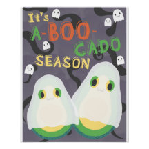 Halloween A-BOO-Cado Spooky Cute Avocado Ghosts