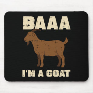 Halloween A Im Goat Funny Animal Costume Men Women Mouse Pad