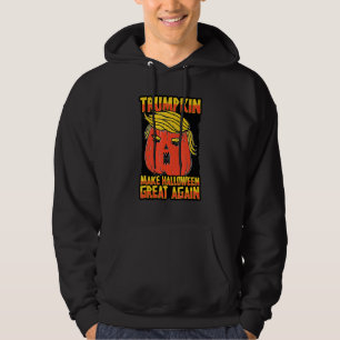 Halloween Accessories Halloween Mask Trick Or Trea Hoodie