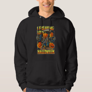 Halloween Accessories Halloween Mask Trick Or Trea Hoodie