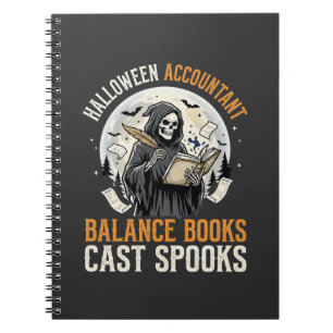 Halloween Accountant After Dark Notebook