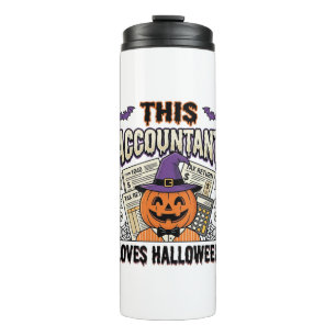 Halloween Accountant Funny Spooky Tax Season_1 Thermal Tumbler