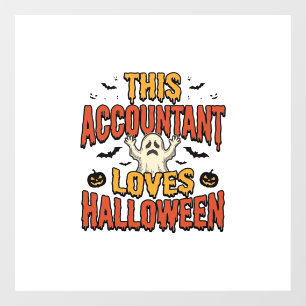 Halloween Accountant Vintage Ghost Shirt Design_1