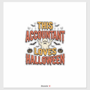 Halloween Accountant Vintage Ghost Shirt Design_1