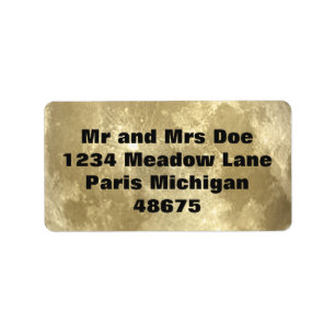 Halloween Address Labels/Moon Label