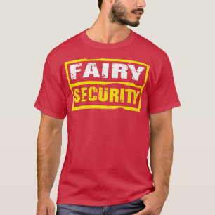 Halloween Adult Costume Fairy Security Dad Mum T-Shirt