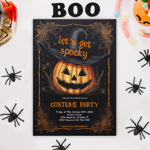 Halloween Adult Costume Party Business Spooky Invitation