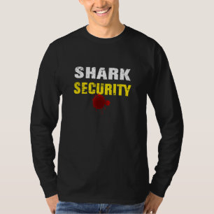 Halloween Adult Costume Shark Security Dad Mum T-Shirt