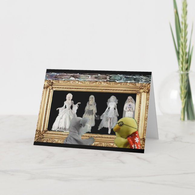 Halloween Adventure. Greeting Card (Front)