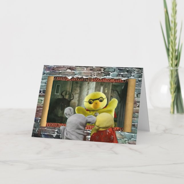 Halloween Adventure. Greeting Card (Front)