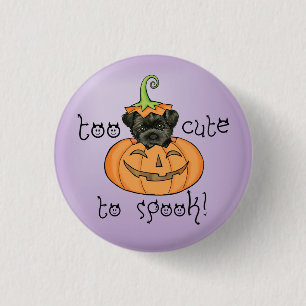 Halloween Affenpinscher 3 Cm Round Badge