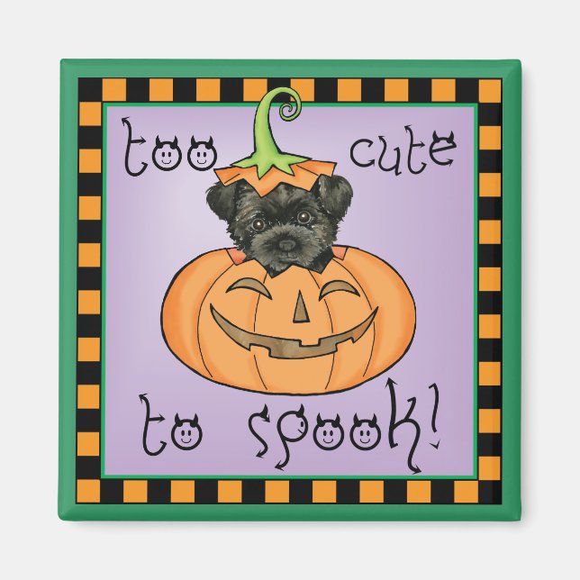 Halloween Affenpinscher Magnet (Front)